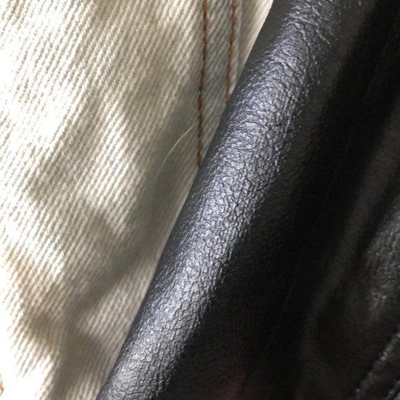 Denim/leather jacket - Picture 4 of 4